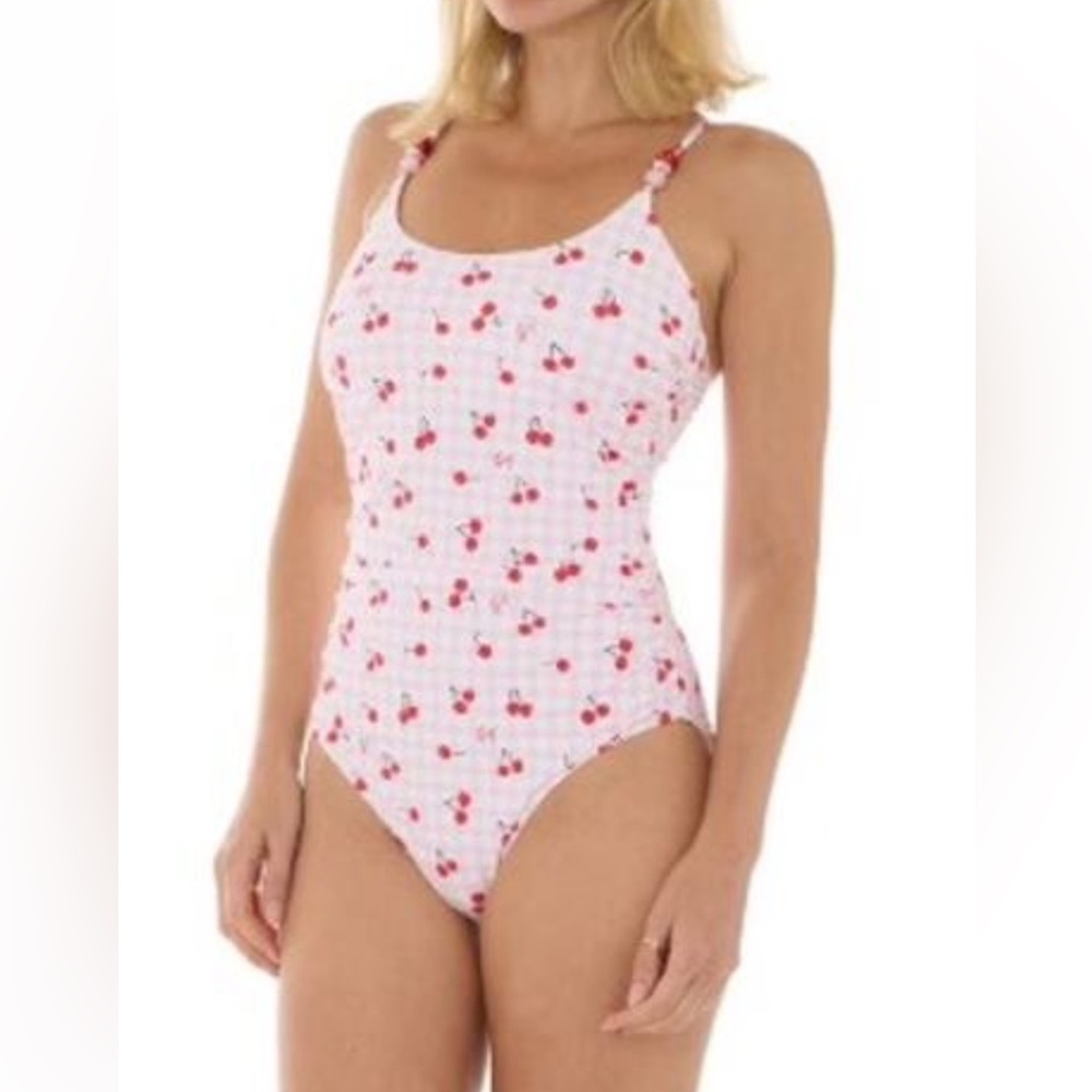 Betsy Johnson scherry swimsuit Cherry Print Women's Swimwear Set